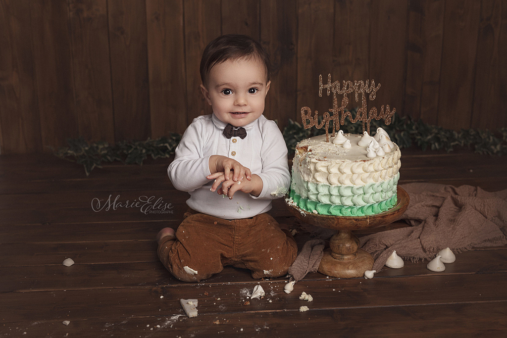 Shooting smash cake studio photo Lausanne