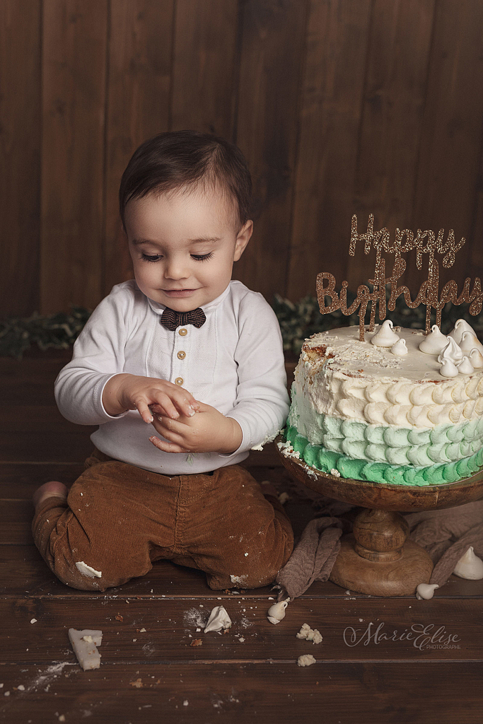 Shooting smash cake studio photo Lausanne