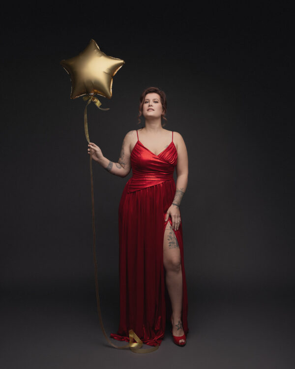 Shooting photo festif cadeau de Noël